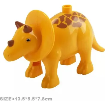Stavebnice LEGO Kreativní dinosauří figurky ke stavebnici | Styl Lego - Žlutý Triceratops