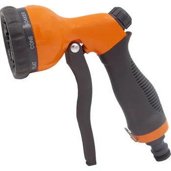 Zahradní pistole pistole 8 funkcí DELUX kov AQUA