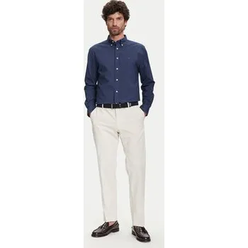 Pánská móda Tommy Hilfiger Košile MW0MW39437 Tmavomodrá Regular Fit M