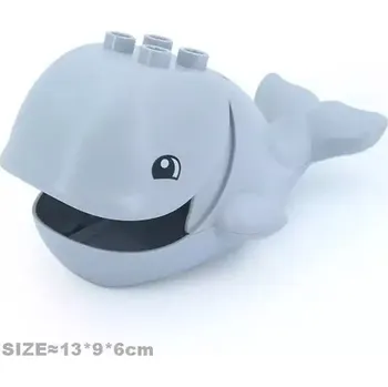 Stavebnice LEGO Kreativní dinosauří figurky ke stavebnici | Styl Lego - Šedá velryba