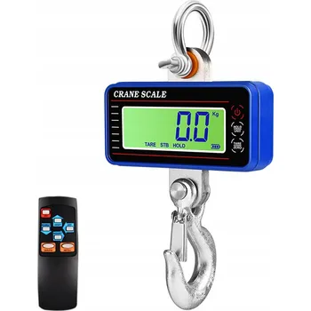 Průmyslová váha Závěsná váha jeřábová 1500 kg, elektronická, visací, pro zemědělství + dálkové ovládání