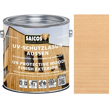 Lak na dřevo SAICOS UV Lazura na dřevo BEZBARVÁ 1101 2,5L