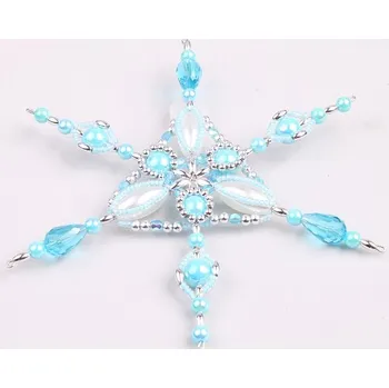 Dětské navlékací korálky Stavebnice vánoční hvězda - Marie č.6