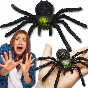 Figurka Gumový Realistický pavouk hračka pro žertíky, barevný