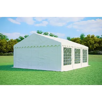 Zahradní stan Párty stan 5x6m PVC Standard Ohnivzdorný barva Bílá