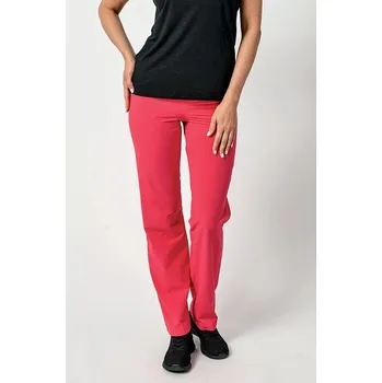 Funkční rovné letní malinové dámské kalhoty s kapsami 303 sil délka normální velikost M