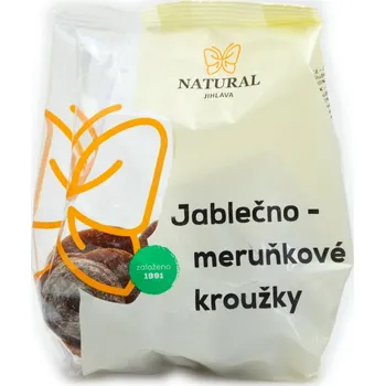 Cukrovinka Jablečno - meruňkové kroužky bez lepku - Natural 150g