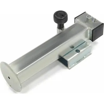 Tanatech Podpěrná noha, otočná, čtvercová 60 x 415 mm, s šestihranem 19 mm, s přírubou, rozteč mezi přírubami 43 mm, délka vytažení 240 mm, nosnost 1350 kg