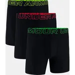 Under Armour Perf Tech Mesh 6in (3ks) Man Black L pánské boxerky