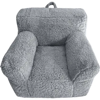 Obývací stěna Sedací vak, světlešedá kožešina, JAMO