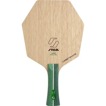 Pingpongová pálka Dřevo STIGA Aura Hybrid Carbon Cybershape rovné (ST)