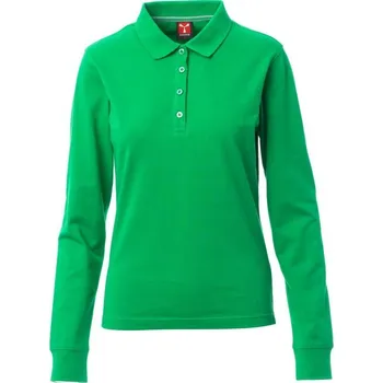 Dámské tričko Payperwear Dámská polokošile Florence s dlouhým rukávem Barva: zelená jarní, Velikost: XL