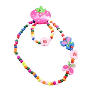 Náhrdelník Náhrdelník+náramek motýlci 12/bal