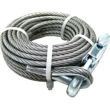 Železářství Lano k navijáku 6 mm/10 m (včetně háku) (Lano k navijáku 6 mm/10 m (včetně háku))