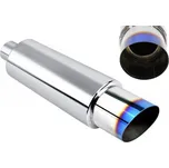 Koncový tlumič TurboWorks 89mm vstup 63mm Burn