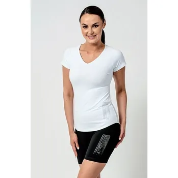 Funkční bílé dámské triko s potiskem 73 lom velikost 3XL