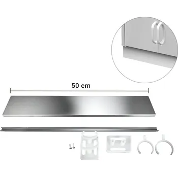 Pec na pizzu G.Gastro Nerezový sokl - délka: 50 cm