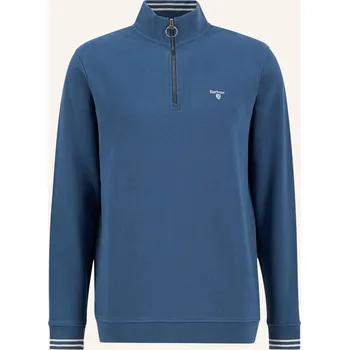 Pánská mikina Barbour Pánský Mikinový Svetr Troyer Rosford, tmavě modrá, L