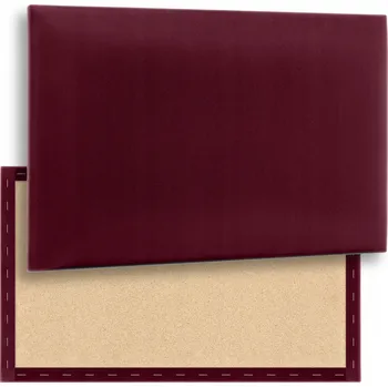 Obraz Čalouněný nástěnný panel obdélník Velur - Bordó 40x30 cm