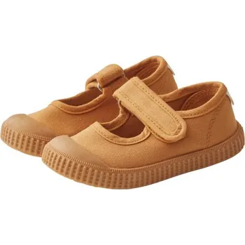 Capáčky STERNTALER Polobotky protiskluzové na suchý zips hnědá uni vel. 23 21-24 m