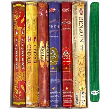 Vonná tyčinka Vonné tyčinky HEM Resin Collection 120 ks + podložka