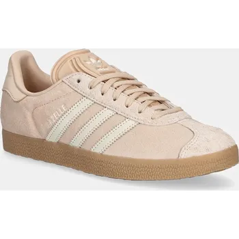 Dámské tenisky Semišové tenisky adidas Originals Gazelle dámské, béžová barva, JS1384 02X, EUR 39 1/3