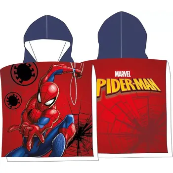 Dětské Pončo Spiderman – froté 55/110 cm
