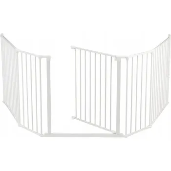 Dětská zábrana Zábrana na dveře, krb, schody Baby Dan přišroubovatelná bílá