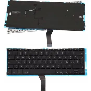 Náhradní klávesnice pro notebook KLÁVESNICE PRO APPLE MACBOOK 13 A1369 A1466 VELKÝ ENTER LED IT