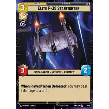 Sběratelská karetní hra Elite P-38 Starfighter 446 - Twilight of the Republic: Extras Typ karty: Standard