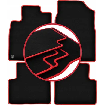 autokoberec Velurové autokoberce Wielganizator, sada 4 kusů