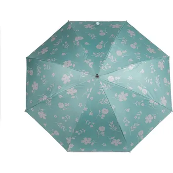 Deštník Dámský vystřelovací deštník - 2 tyrkys sv.