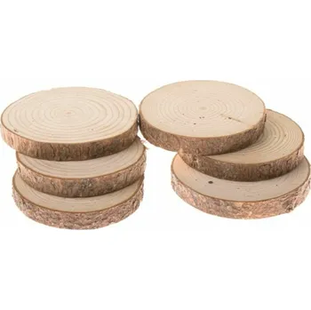 Casa de Engel Home Přírodní dřevěný plát - sada 6ks, 0/36 Fialová UNI (2830408)