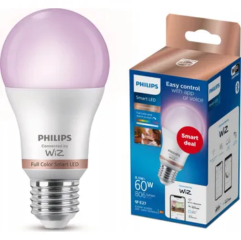 Žárovka PHILIPS WFB 60W A60 E27 922-65 RGB 1PF/6