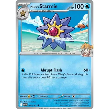 Sběratelská karetní hra Misty's Starmie 047/182 - Destined Rivals Typ karty: Non-Holo