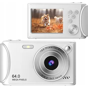 Digitální kompakt Digitální fotoaparát Xrec Q18 bílý