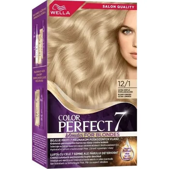 Kosmetika WELLA Color Perfect 12/1 Ultra světlá popelavá blond 135 ml