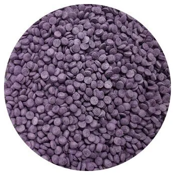 Jedlá dekorace na dort Cukrové zdobení fialové konfety 80g - I LOVE CAKES