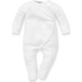 Kojenecký overall PINOKIO Overal vroubkovaný rozepínací dlouhý rukáv Lovely Day uni bílá vel. 56
