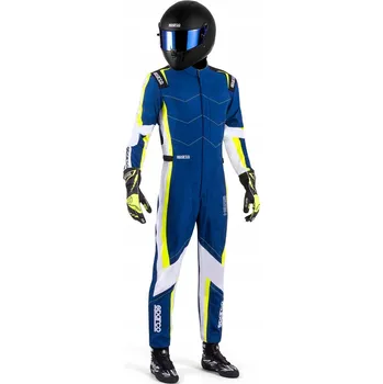 Moto bunda Kombinéza Sparco Kerb 8877-2022 modro-žlutá XL