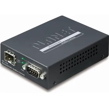 Síťový prvek Planet MODBUS brána RS-422/485 na IP, 1x COM, 1x 100Base-FX/SFP, RTU/ACSII, -10~+60°C