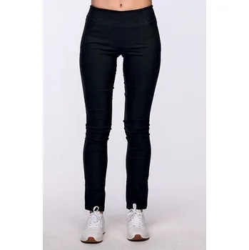 Velmi úzké černé dámské kalhoty s kapsami 372 mic délka normální velikost 4XL