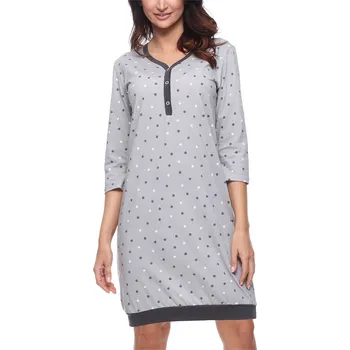 Dámská noční košile Bavlněná Noční košilka Merry Style velikost L