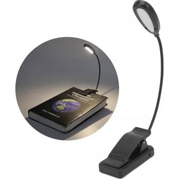 Lampička FLEXIBILNÍ LED LAMPičKA S KLIPEM NA ČTENÍ KNIH