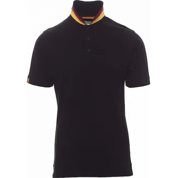 Pánská košile NATION ČERNÁ/NĚM polokošile kr.rukáv