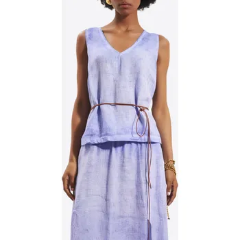 #VDR Linen Lilac halenka S Modrá