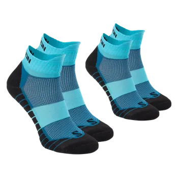 Pánské ponožky Ponožky SALOMON AERO ANKLE 2-PACK SMU 18887-01M04 – Tmavě modrá 36-38