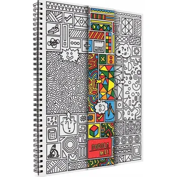 Sešit Sešit A4 s mřížkou Make Notes, 80 listů