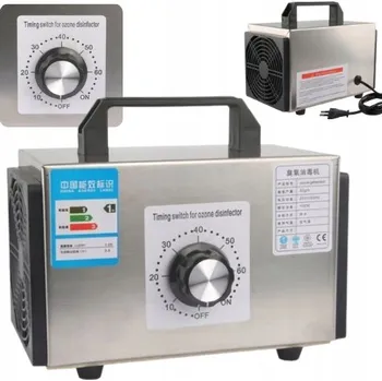 Čistička vzduchu GENERÁTOR OZONU ČASOVAČ ČISTIČKA VZDUCHU + ČASOVAČ A FILTR 32g/h