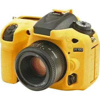 Ochrana fotoaparátu a videokamery PULUZ silikonové pouzdro pro Nikon D7200 / D7100 (žlutá)
